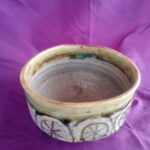 織部焼の抹茶碗