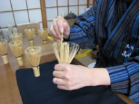 茶筌製作体験
