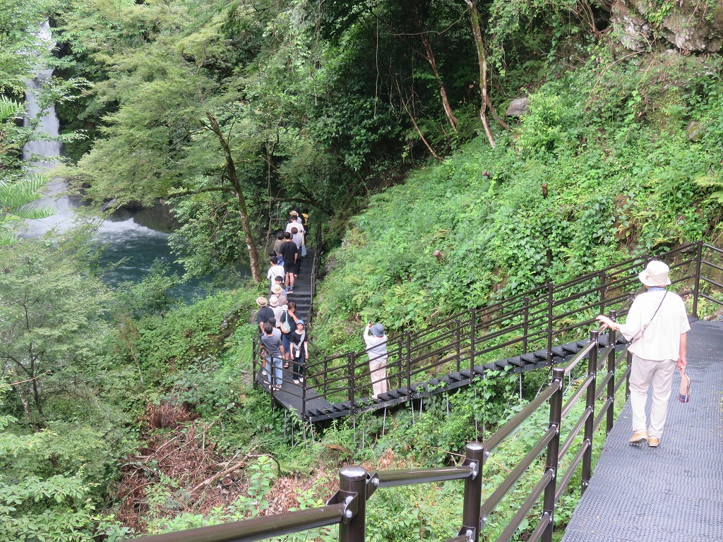 にこ淵の遊歩道