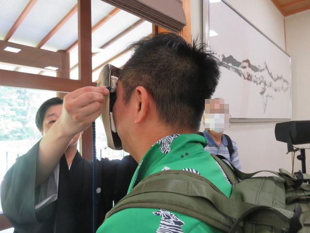 面を付けた時の見え方