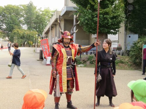 真田幸村と真田忍者 由炎に扮した人物