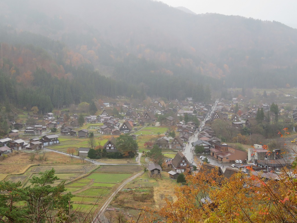 荻町城跡展望台からの風景
