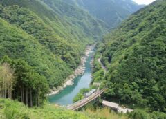 小歩危展望台からの眺め