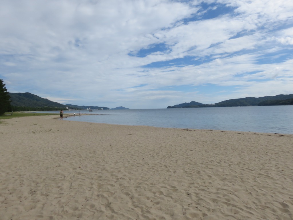 天橋立の砂浜