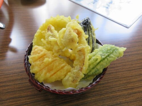 松茸の天ぷら