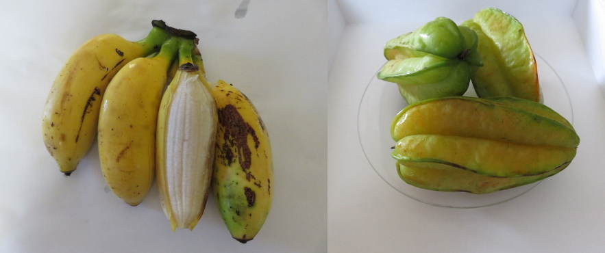 島バナナとスターフルーツ