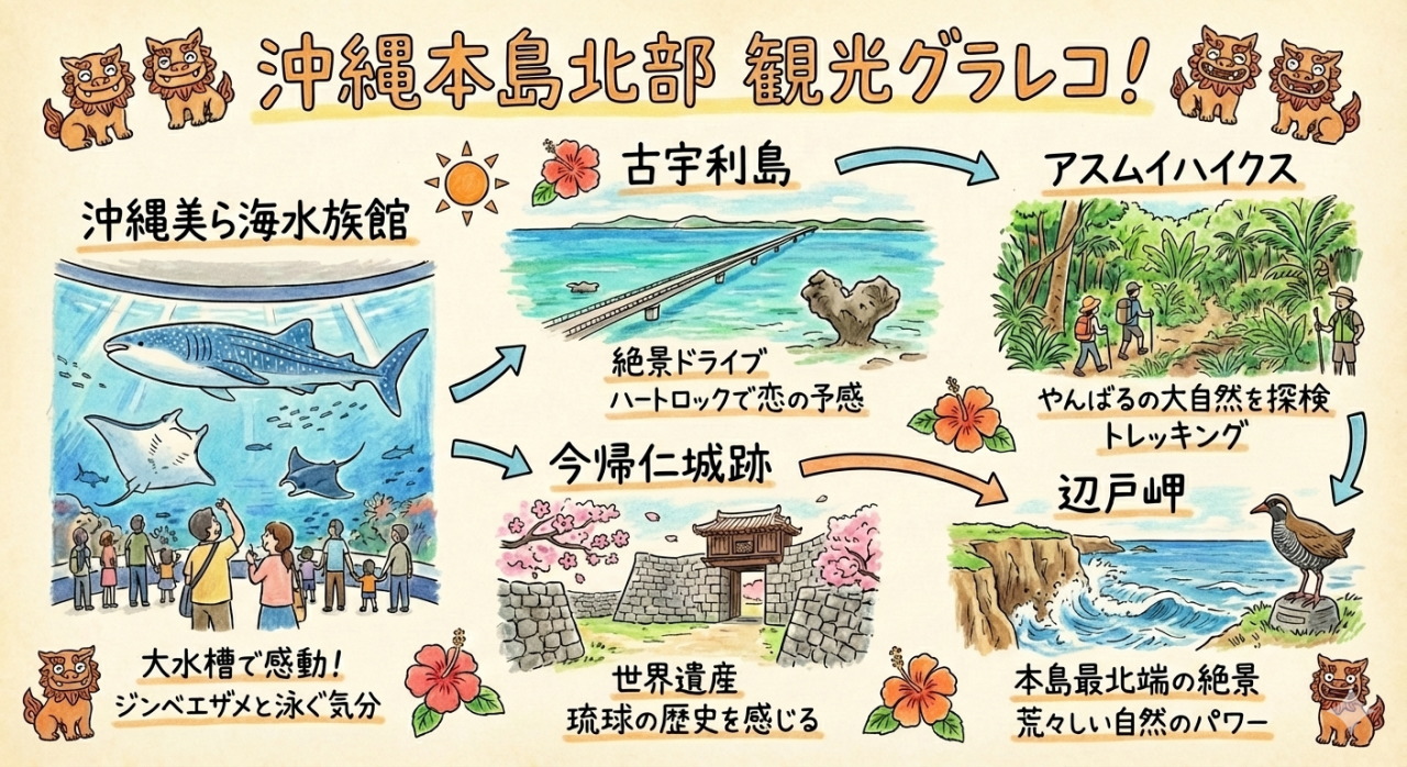 沖縄本島北部観光スポットまとめ